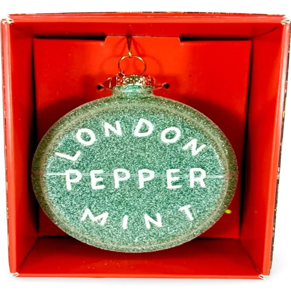 John Derian Target Ornament Peppermint Candy New Free Ship Sugar Frosted 2025
